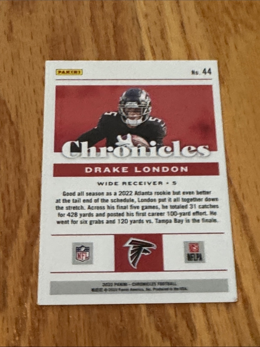 Drake London Rookie card - Picture 2 of 2